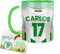 Kembilove Taza Personalizada Fútbol | Tazas de Desayuno Fútbol | Regalo Original Betis | Fútbol para Niños | Día del Padre | Tazas personalizadas