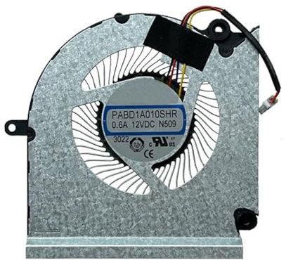 RAKSTORE Replacement Laptop CPU Cooling Fan Compatible with MSI GE68 HX GP68 HX Quiet Cooler Fan PABD1A010SHR (CPU fan)