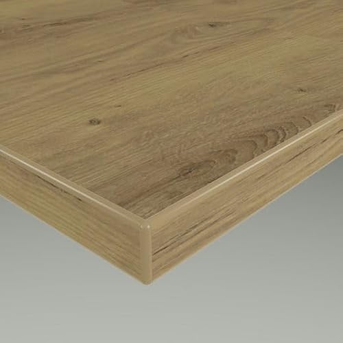 MySpiegel.de Tischplatte Holz Zuschnitt nach Maß Beschichtete Holzdekorplatte Eternal Oak in 19mm Stärke (120 x 120 cm, Eternal Oak)
