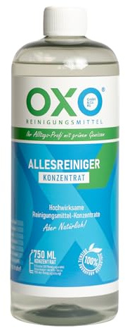 Allesreiniger Konzentrat für alle abwaschbaren Oberflächen Fliesen, Holz, Möbel, Keramik Reinigungslösung Allzweck 750 ml