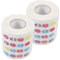 Beavorty 2 Rollen Ostereipapier Neuheits-streichtaschentuch Toilettenpapier Bad Doppelt Abendessen Seidenpapier Ostern Seidenpapier Kreatives Gewebe Küchenserviettenpapier Zellstoff