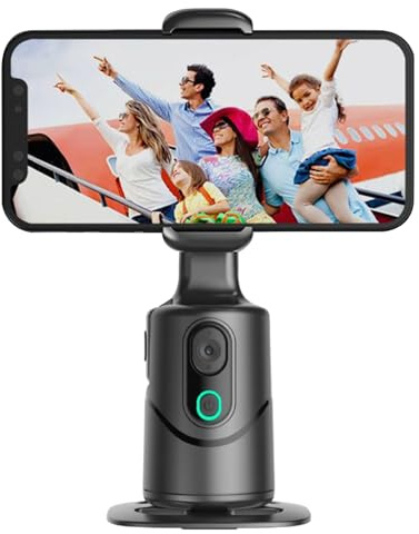 Trochate Handy-Stabilisator Mit KI-Tracking Und 360° Rotation | Handy-Selfie-Stabilisator | Lange Akkulaufzeit Für Outdoor Abenteuer Joggen Innenaufnahmen Vlogger Reisen Smartphone Filmer