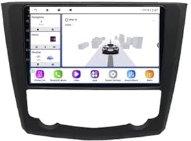 Autoradio Radio Macchina per Renault Kadjar 2015-2018 9 Inches Android 15 Auto Bluetooth con Schermo Steering Wheel Controls Per, 4Core 2G+32G