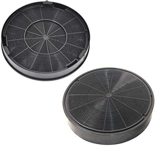 SPARES2GO Anti-Odour Charcoal Carbon Filters for Rangemaster Cooker Hood Vent (200 x 30 mm, Pack of 2)