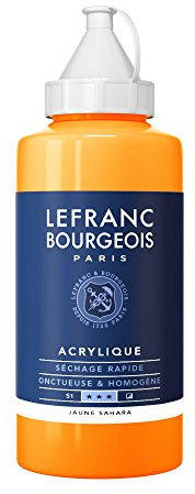 Lefranc Bourgeois Acrylique Fine Bouteille 750ml Jaune Sahara