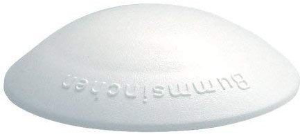 HKB ® 10 Stück Türstopper weiss, Ø 40 mm Höhe: 12 mm, aus Kunststoff, zum Kleben und Schrauben, Türstopper Türpuffer15003