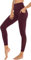 Persit Sport Leggings Damen, Sporthose Yogahose Sportleggins Tights für Damen Lang Weinrot, 44-46 (Herstellergröße XL)