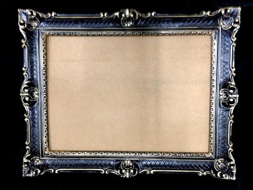 artissimo Wandspiegel Barock SCHWARZ Gold 90x70cm Prunk Spiegel Friseurspiegel Badspiegel Flurspiegel Antik Spiegel 3057