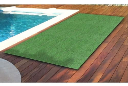 Rasenteppich 100x200cm mit Noppen Grün Kunstrasen Teppich Rollrasen Fertigrasen