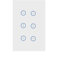 Jinvoo Smart WiFi Smart 2 interruttore tenda Controllo otturatore in un'unità 10A 1000W Funziona con Alexa Google Assistant Telecomando Cavo neutro è necessario Hub non richiesto bianco (1 confezione)