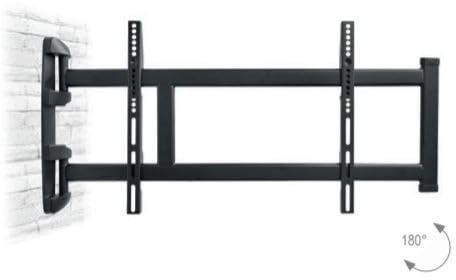 Hagor BL Swingmount L - 180° schwenkbare Wandhalterung für Displays von 32-70' | max. VESA 600x400 |Traglast 40kg