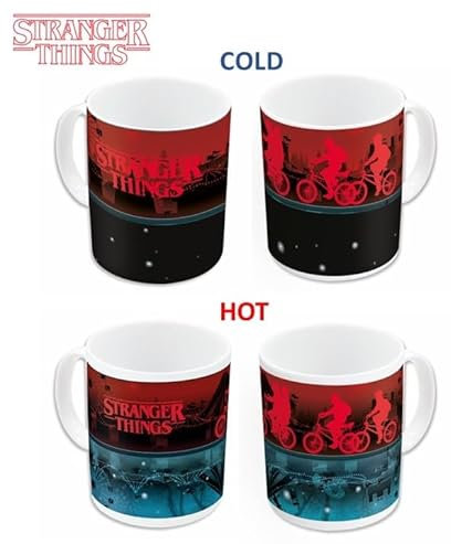 Stor Stranger Things Heat Change - Tazza termica per caffè, motivo: Céramique