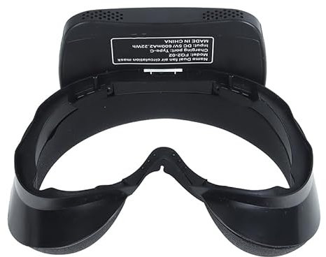 Face Cover Pad Fitness con Circulación de Aire Ventilador Cómodo Face Pad para Pico 4 para Pico 4 Pro Accesorios (Negro)
