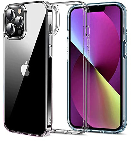 WORLD CONNECTERE Clear Case for iPhone 13 Pro Max(6.7), Silicone Slim Thin Flexible Case Compatible with iPhone 13 Pro Max,Shockproof, Case Cover