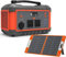 Estación de energía portátil, estación de energía de Emergencia portátil de 500 W con generador de energía Solar de Panel Solar de 120 W for Acampar al Aire Libre