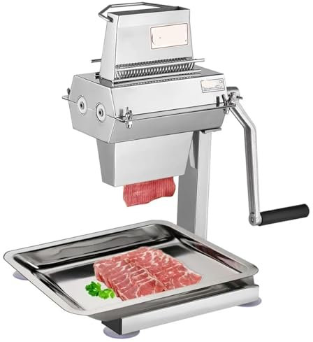 NGARY Meat Tenderizer Machine, Kitchen Pork Beef Steak Heavy Duty Clamp Machine, 5 In/12.5 Cm Cutting Width and 1 In/2.5 Cm Cutting Thickness, Suited for Tendering Steak Pork Chicken Breast