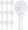 Glooglitter Battery Portable Handheld Fan Bulk Small Personal Wedding Fan for Wedding Bachelorette Party Favor(Classic,10 Pcs)