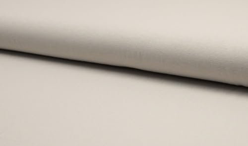 Viskosejersey uni – Meterware ab 50 cm – weich fließender Jersey-Stoff für Bekleidung – 200g/m2 - Öko-Tex Standard 100 – elastischer Viskose-Stoff zum Nähen von Kleidung, Shirts & Mode (sand)