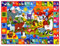 QUOKKA Klassenzimmer-Teppich für Kinder – 78 x 59 cm ABC-Teppiche für Spielzimmer – Alphabet-Lernbereich Teppich für Schlafzimmer – Tiere, Kleinkindteppich für Jungen und Mädchen – Teppich für
