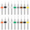 Molain 20 Stück Micro Bohrer Set, 0,1mm - 1mm PCB Micro Spiralbohrer Wolframstahl Mini bohrer PCB Druckplatine Gravierbohrer Bits für Harz, Glas, Schmuck, Stanzen, Leiterplatten(0.1mm-1mm)