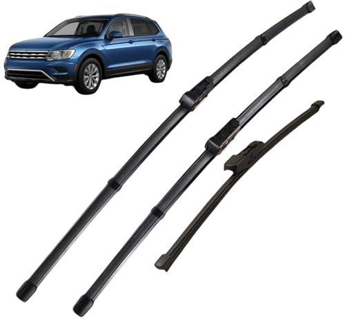 XNDLRZXB Autowischer Scheibenwischerblätter Vorne Und Hinten Für VW Tiguan MK2 2017–2023, 26+21+14 Scheibenwischer