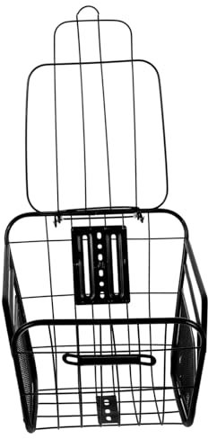 BELLIFFY Fahrradkorb Vorne Aus Metall Stabiler Fahrradkorb Für Lenkermontage Leichter Korb Für Rollers Langlebiges Metall-Design Praktischer Aufbewahrungskorb Für Fahrräder