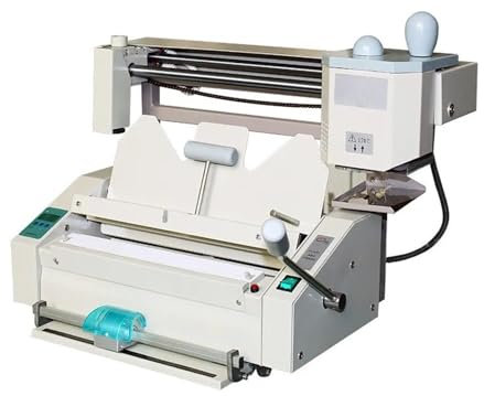 JOXLOVER Bindemaschine, Binder, Desktop Hot Melt Klebebindung Maschine Thermische Bindung Maschine for A3 A4 für Briefpapier im Format A4, A5