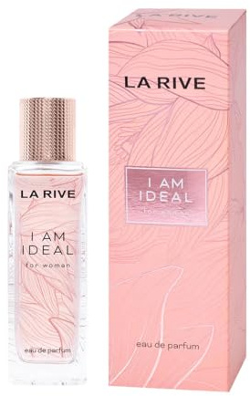 LA RIVE I am Ideal for woman Eau de Parfum EDP für Damen Blumig-Chypre Bergamotte & Birne Rose JasminVanille Weißer Moschus 90 ml