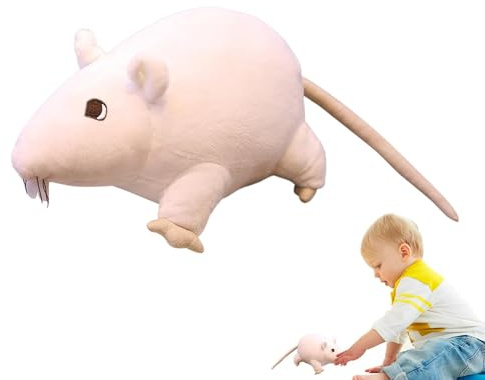 Mäuse Witzspielzeug, Plüschspielzeug für Ratten, Plüschtier, realistisches weiches Plüschtier für Mäuse, falscher Scherzartikel für Partys, Katzenspielzeug für Prim