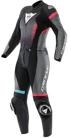 Dainese Fulminea Lady Combinaison de moto 2 pièces en cuir pour femme Taille 42