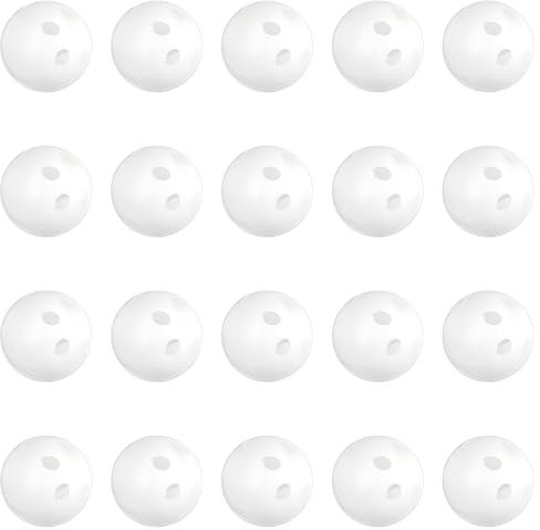Nogeqi 20 Stück Rassel zum Einnähen, Rasselkugeln für Häkeltiere, Rassel Eier Baby Ball, Babyrassel Geräuschemacher Rasselbälle Rasseldosen Rasseln Durchmesser 24Mm für Hund Haustier Baby Kuscheltiere
