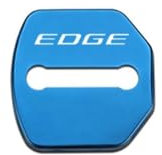 SDUEYZS 4PCS Stainless Steel Car Door Lock Cover Protector Anti-Corrosion Waterproof Rustproof Protective Decoration Accessories for Ford Edge,Blue-A