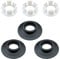 Flush Valve Seal Compatible with Ideal Standard, 3Pcs Replacement Flush Valve Seal & Clips for Ideal Standard Armitage Shanks Flush Valves SV01967 for Toilet Cistern