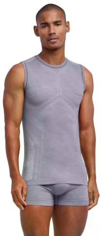 FALKE Men's Wool-Tech Light Sleeveless Sports Functional Shirt Thermoregulating Underwear for Hot and Cold Weather Breathable Climate-Regulating Odour-Neutralising Functional Yarn 1 Piece