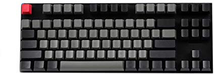 Npkc nero grigio misto Dolch spessore PBT 104 87 61 tasti Keycaps Mac OEM Profile Key Caps per MX tastiera meccanica grigio Evelina 87 Top print Add 8 Keys