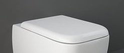 RAK Metropolitan MESC00008 Sedile termoindurente flat finitura bianco a chiusura rallentata