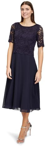 Vera Mont Damen 0113/4825 Partykleid, Blau (Night Sky 8541), (Herstellergröße: 44)