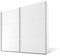 Express Möbel Swift Schwebetürenschrank mit Zubehör-Set, Holzwerkstoff/Metallbeschläge, Polarweß/Polarweiß, Breite 250 cm