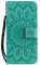 Reevermap iPhone SE 2022 Case iPhone SE 2020 Case iPhone 8/iPhone 7 Case PU Leather Cover for iPhone SE 3rd Gen/SE 2020/8/7, Protective Wallet Flip Magnetic Mandala Bumper with Kickstand, Green