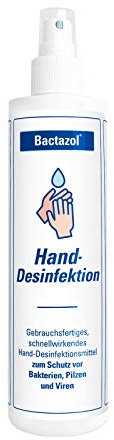 Bactazol Handdesinfektion 250ml - Schutz vor Viren, Bakterien & Pilzen - Gebrauchsfertiges und schnellwirkendes Desinfektionsmittel für die Hände