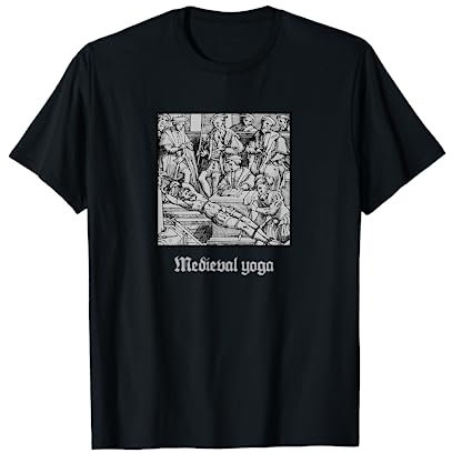 Satanic Medieval Yoga Goth Black Metal Satan Grunge T-Shirt