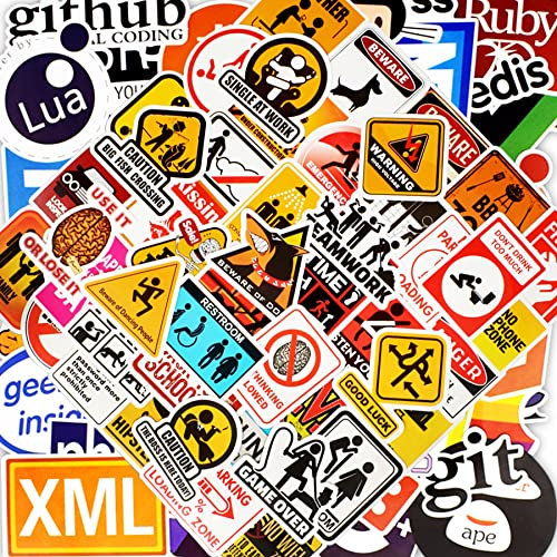 100 Stück Wissenschaft und Hand Geste Thema Aufkleber Bomb Aufkleber Auto Skateboard Laptop Gepäck Vinyl PVC Pack Lot