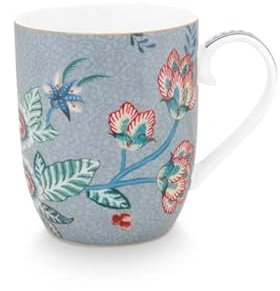Pip Studio Flower Festival Henkelbecher Light Blue145ml