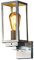 Eco-Light Leuchten Außenwandleuchte Karo,1 flammige Außenleuchte inkl. Dämmerungssensor,Außenlampe aus Zink, 1 x E27 max. 60 Watt, klassische Außenwandleuchte