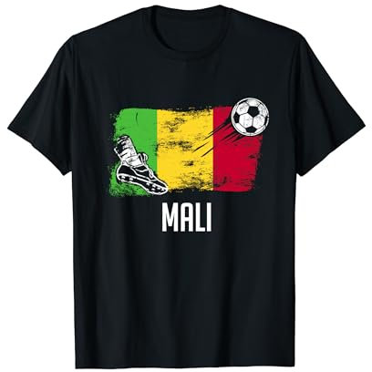 Mali Flag Jersey Malian Soccer Team Malian T-Shirt
