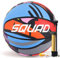 SQUAD Größe 7 Gummi Basketball - Indoor & Outdoor, Camouflage Design, Straßentraining für Erwachsene, Inklusive Pumpe und Nadel