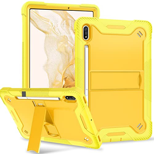 Fingic Case for Samsung Galaxy Tab S8 Case 11 Inch(Model SM-X700/X706),Samsung Tab S7 Case(SM-T870/T875/T876) Slim Light Multi-Angle S-Pen Holder Stand Protective Case for Samsung Tab S8/S7 2022/2020