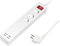LogiLink SH0103 - Wi-Fi Smart Home Steckdosenleiste 3-Fach (3X CEE 7/3) + 4X USB-A, über App steuerbar, IP20, Tuya kompatibel, unterstützt Amazon Alexa und Google Home, 1,70 m