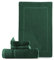 Hearth & Harbor Badvorleger Handtücher - 100% ringgesponnene Baumwolle Luxus Badvorleger Bodenhandtücher - Ultra weich & stark saugfähig Badetücher 4er Set - Hunter Green