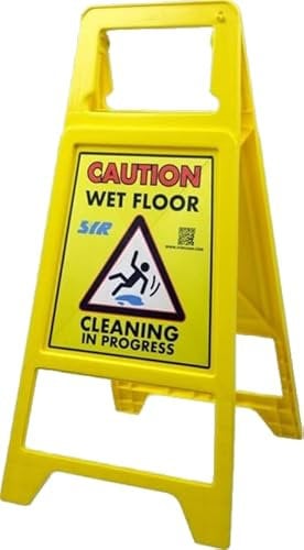 Safety Sign Caution Wet Floor Cleaning In Progress - Non Tip
